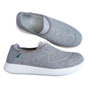 Vessi Sunday Womens Size 9 Slate Gray Waterproof Dyma-Wool Slip-On Slipper Shoe